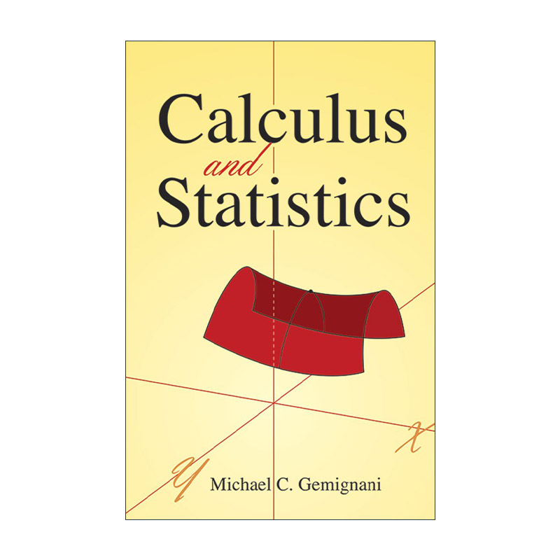 英文原版 Calculus and Statistics 微积分与统计学 数学 Michael C. Gemignani 英文版 进口英语原版书籍