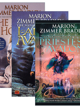 华研原版 文原版 Avalon 阿瓦隆三部曲系列3册 奇幻小说 Marion Zimmer Bradley 英文版 进口英语原版书籍