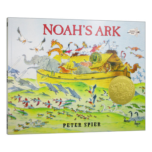 英文原版 Noah's Ark 诺亚方舟 凯迪克金奖 无字图画书绘本 无字书 Peter Spier彼得 史比尔 英文版 进口英语原版书籍