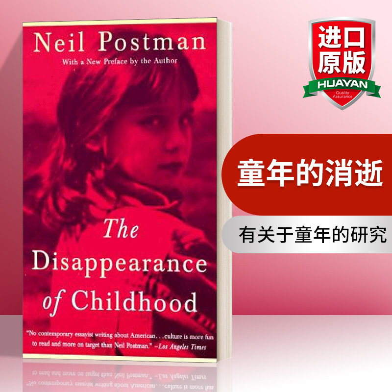 英文原版 The Disappearance of Childhood童年的消逝英文版进口英语原版书籍-封面