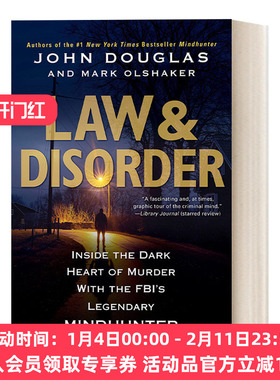 法律与混乱 英文原版 Law and Disorder 黑暗中的谋杀之心 John Douglas 英文版 进口英语原版书籍