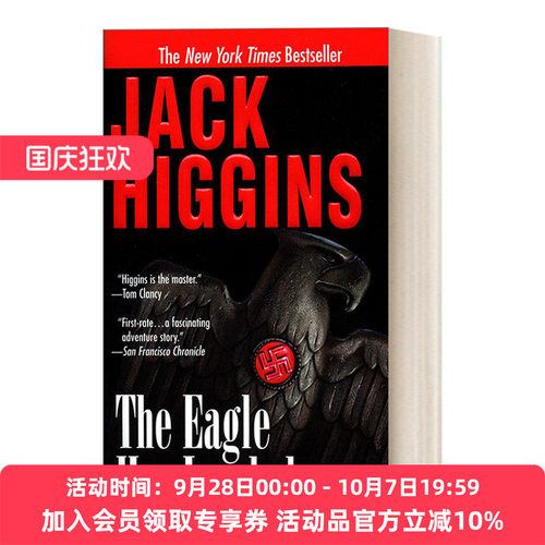 英文原版 The Eagle Has Landed Liam Devlin 鹰从天降/德国式英雄 惊悚间谍历史小说 Jack Higgins 英文版 进口英语原版书籍