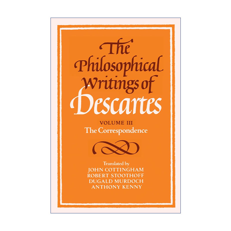 笛卡尔哲学著作集 卷三 英文原版 The Philosophical Writings of Descartes 英文版 进口英语原版书籍