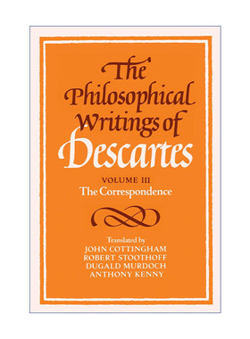 笛卡尔哲学著作集 卷三 英文原版 The Philosophical Writings of Descartes 英文版 进口英语原版书籍