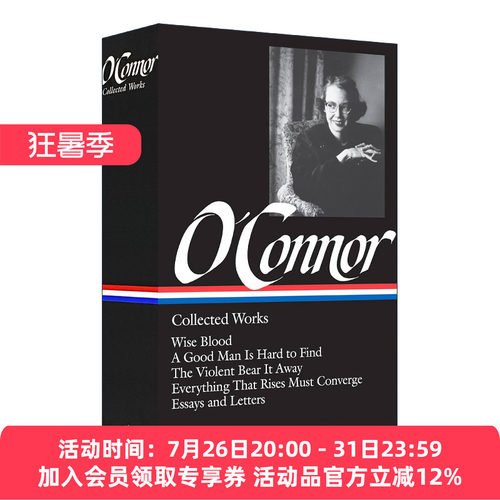 英文原版小说 O'Connor Collected Works Flannery O'Connor 弗兰纳里奥康纳的文集 精装 英文版 进口英语原版书籍