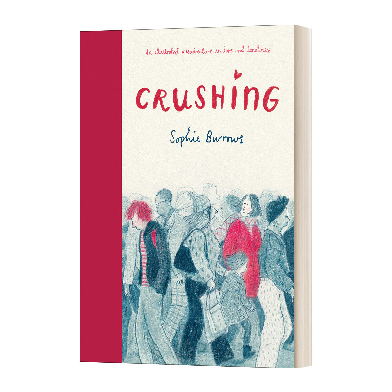 英文原版 Crushing 爱与孤独的不幸冒险 漫画绘本 精装 英文版 进口英语原版书籍