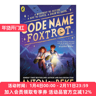 英文原版 Code Name Foxtrot 代号狐步舞 儿童插画冒险小说 Anton Du Beke 英文版 进口英语原版书籍