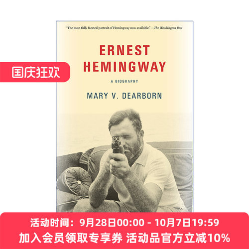 英文原版 Ernest Hemingway 欧内斯特·海明威传记诺贝尔文学奖得主 Mary V. Dearborn 英文版 进口英语原版书籍