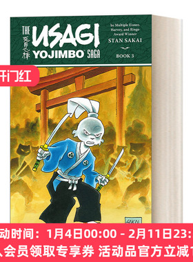 英文原版 Usagi Yojimbo Saga Volume 3 Second Edition 兔子武士第3卷 第二版 Stan Sakai 英文版 进口英语原版书籍
