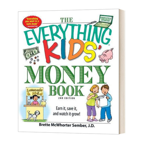 孩子的财富书 英文原版 The Everything Kids' Money Book 英文版 进口英语原版书籍