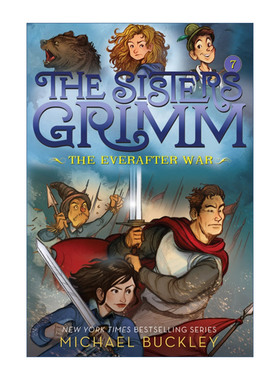 英文原版 The Everafter War 永恒的战争 格林姐妹系列07 十周年纪念版 儿童奇幻童话推理小说 The Sisters Grimm 07 进口书籍