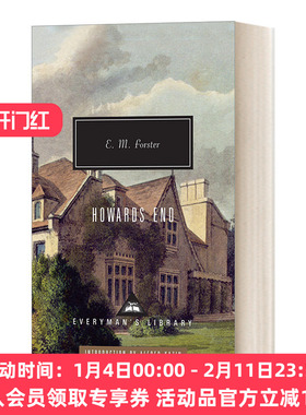 英文原版小说 Howards End Everyman's Library Contemporary Classics 霍华德庄园 E. M. Forster福斯特 人人图书馆 进口英语书