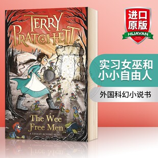 Men 进口书籍 英文原版 英语外国科幻小说书 英文版 卡内基儿童文学奖 Free Wee The 实习女巫和小小自由人 碟形世界30