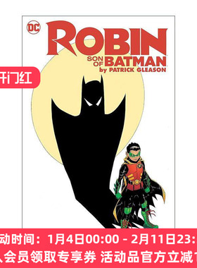 英文原版 Robin Son of Batman by Patrick Gleason 罗宾 蝙蝠侠之子 系列合集 豪华精装收藏版 DC漫画 英文版 进口英语原版书籍