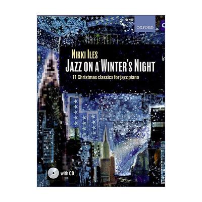 英文原版 Jazz on a Winter's Night 爵士冬夜 钢琴爵士乐曲谱 英皇钢琴考级练习 英文版 进口英语原版书籍