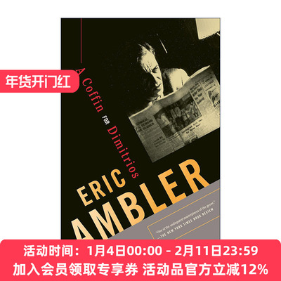 双面恶魔  英文原版 A Coffin for Dimitrios 犯罪推理小说 现代悬疑小说之父Eric Ambler 英文版 进口英语原版书籍