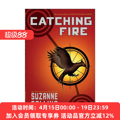 英文原版 The Hunger Games 2 Catching Fire 饥饿游戏2 星火燎原 英文版 进口英语原版书籍