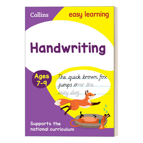 英文原版 Collins Easy Learning KS1 Handwriting Ages 7-9 柯林斯轻松学小学英语书写练习7-9岁 英文版 进口英语原版书籍