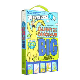 英文原版 Danny and Dinosaur 丹尼和恐龙5册盒装 I Can Read Level 1 分级阅读 英文版 进口英语原版书籍
