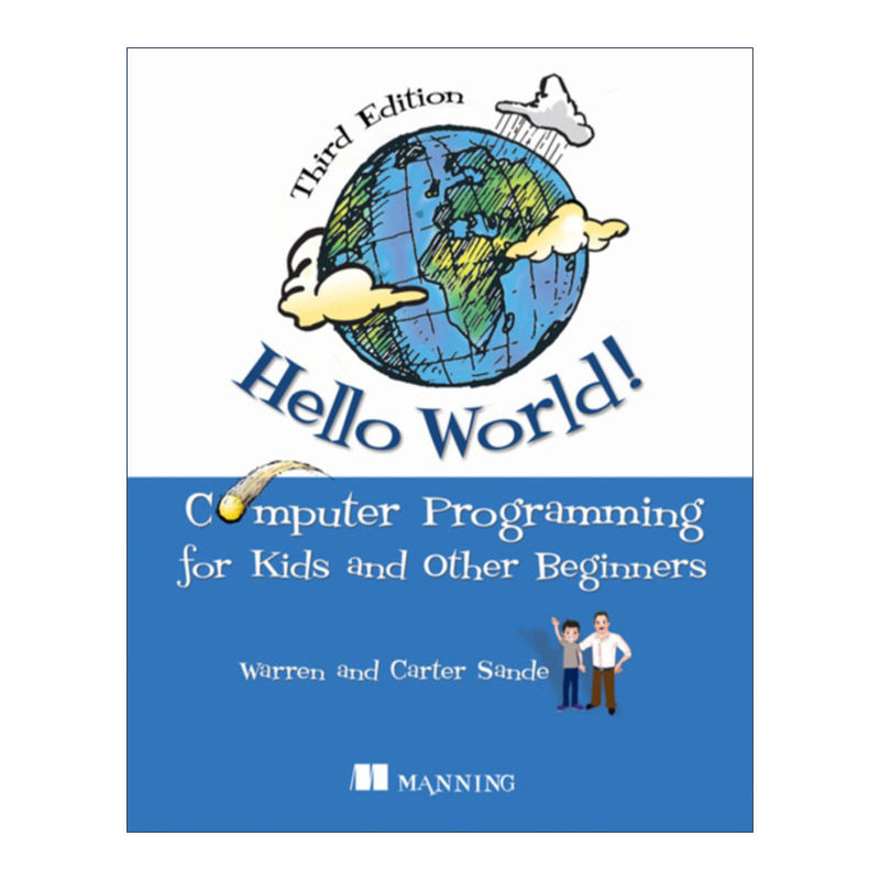 父与子的编程之旅 英文原版 Hello World! 与小卡特一起学Python 第3版 英文版 进口英语原版书籍