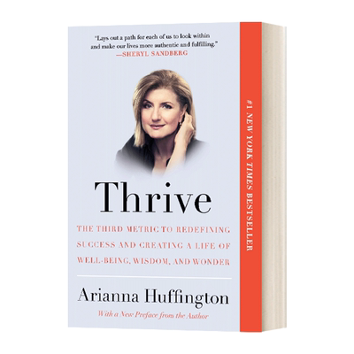 英文原版 Thrive 茁壮成长 赫芬顿邮报创始人Arianna Huffington自传 英文版 进口英语原版书籍
