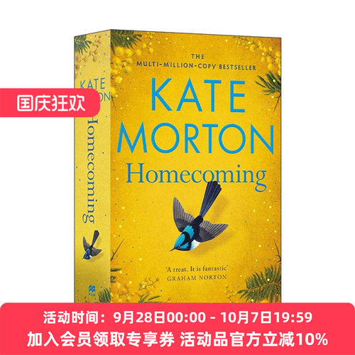 英文原版 Homecoming 回家 钟表匠的女儿作者新书 历史悬疑小说 澳大利亚人气作家凯特·莫顿 Morton Kate英文版 进口英语原版书籍