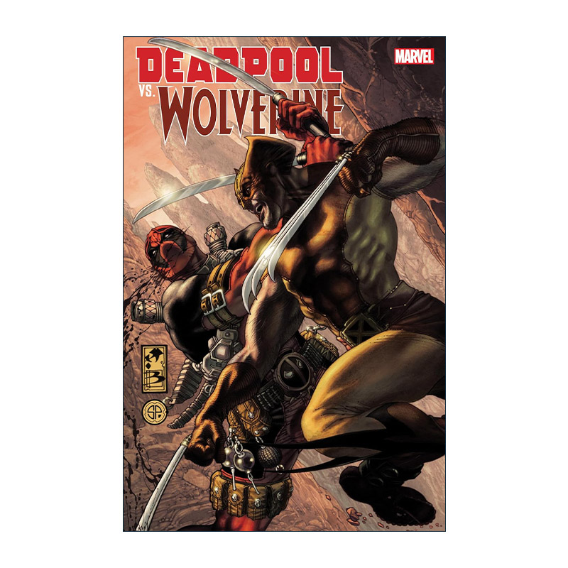 英文原版 Deadpool vs. Wolverine 死侍大战金刚狼 漫威漫画 Larry Hama 英文版 进口英语原版书籍