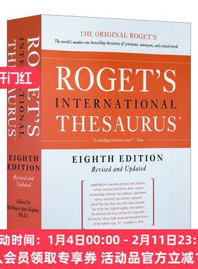罗热英语同义词词典 英文原版 Roget's International Thesaurus 8th Edition 第8版 英文版 进口英语原版书籍