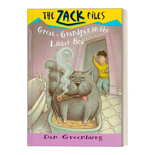 札克档案系列01 英文原版 The Zack Files 01 My Great-grandpa's in the Litter Box 儿童冒险章节桥梁书 英文版 进口英语原版书