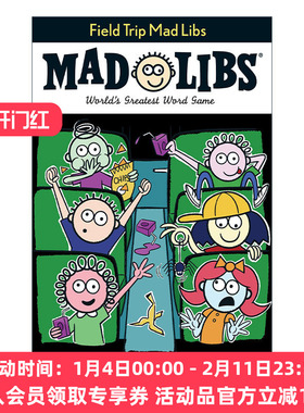 户外教学 英文原版 Field Trip Mad Libs 疯狂填词游戏 英文版 进口英语原版书籍