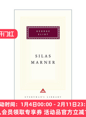 英文原版 Silas Marner Everyman's Library Classics 织工马南 人人图书馆精装收藏版 George Eliot乔治·艾略特进口英语原版书籍
