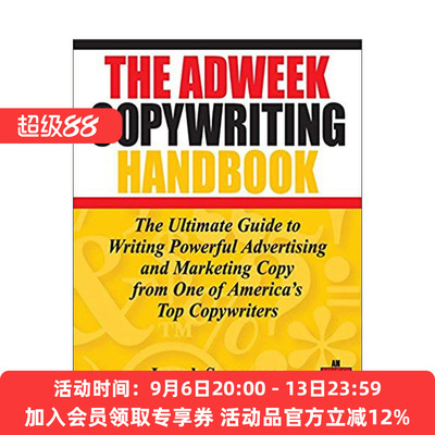 英文原版 The Adweek Copywriting Handbook 文案训练手册 如何写出有销售力的广告文案 英文版 进口英语原版书籍