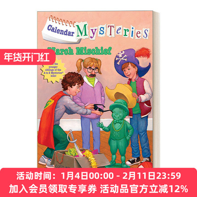 日历之谜系列3 英文原版 Calendar Mysteries 3 March Mischief英文版 进口英语原版书籍