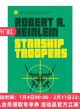 英文原版 Starship Troopers 星船伞兵 科幻冒险小说 异乡异客作者罗伯特·海因莱因 英文版 进口英语原版书籍