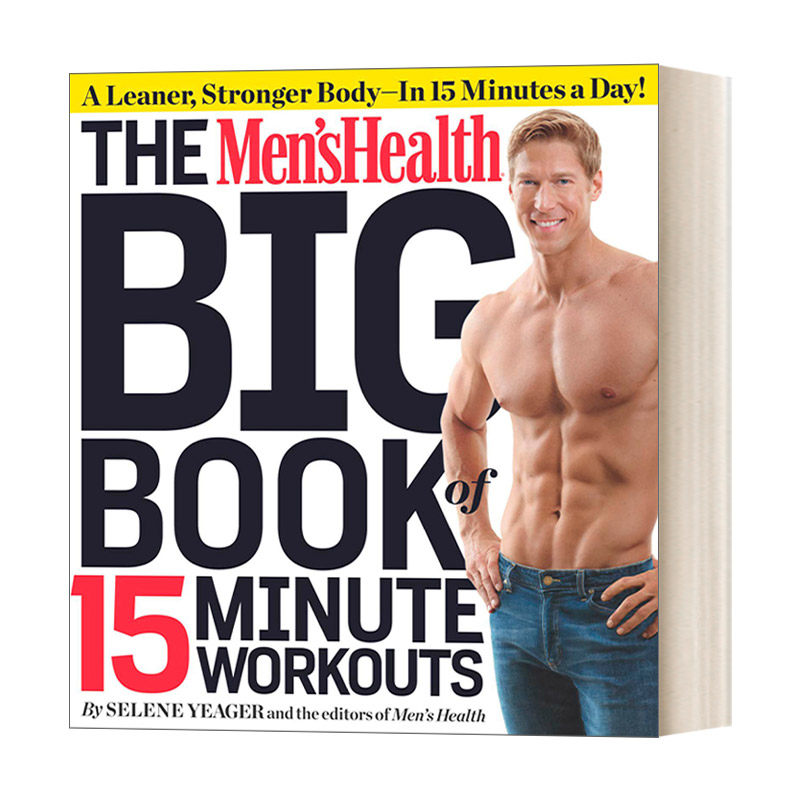 英文原版 The Men's Health Big Book of 15-Minute Workouts 15分钟练出强健体魄 运动健身实用性建议 英文版 进口英语原版书籍