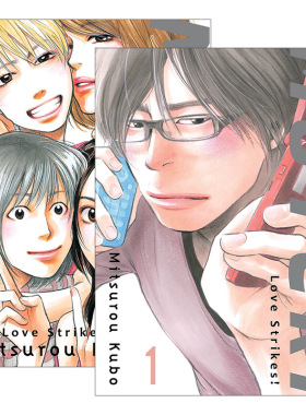华研原版 英文原版 Moteki, Love Strikes! 桃花期/三十岁的春天系列2册 爱情来了！日本漫画 Mitsurou Kubo 英文版 进口英语书籍