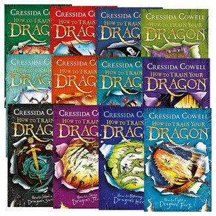 诅咒 Dragon Your 英文原版 12册 如何摆脱龙 英文版 如何让龙心碎 Train 愤怒 如何对抗龙 书籍 进口英语原版 驯龙高手1 How