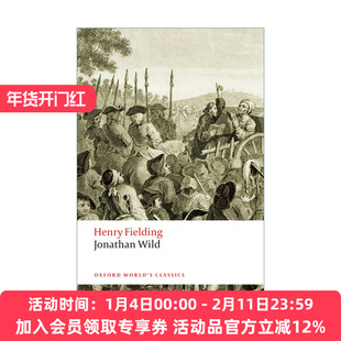 英文原版 Jonathan Wild 大伟人江奈生・魏尔德传 亨利菲尔丁 牛津世界经典系列 英文版 进口英语原版书籍