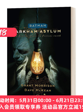 英文原版 Batman Arkham Asylum New Edition 蝙蝠侠 阿卡姆疯人院 DC漫画 英文版 进口英语原版书籍