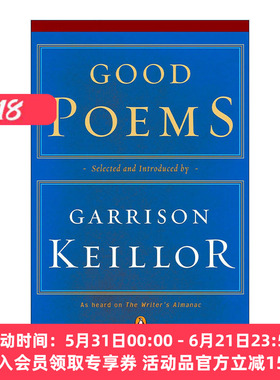 好诗选集  英文原版 Good Poems Garrison Keillor 英文版 进口英语原版书籍