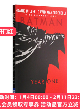 华研原版 蝙蝠侠 元年 英文原版 Batman Year One 英文版 进口英语书籍