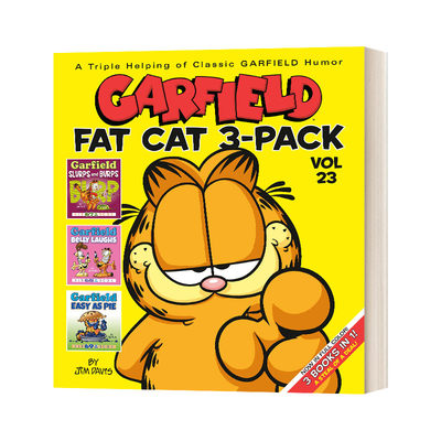 英文原版书 Garfield Fat Cat 3-Pack #23 加菲猫漫画3本套装23