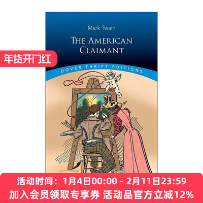 美国原告人  英文原版 The American Claimant 美国索赔人 Mark Twain马克吐温 Dover Thrift Editions 英文版 进口英语原版书籍