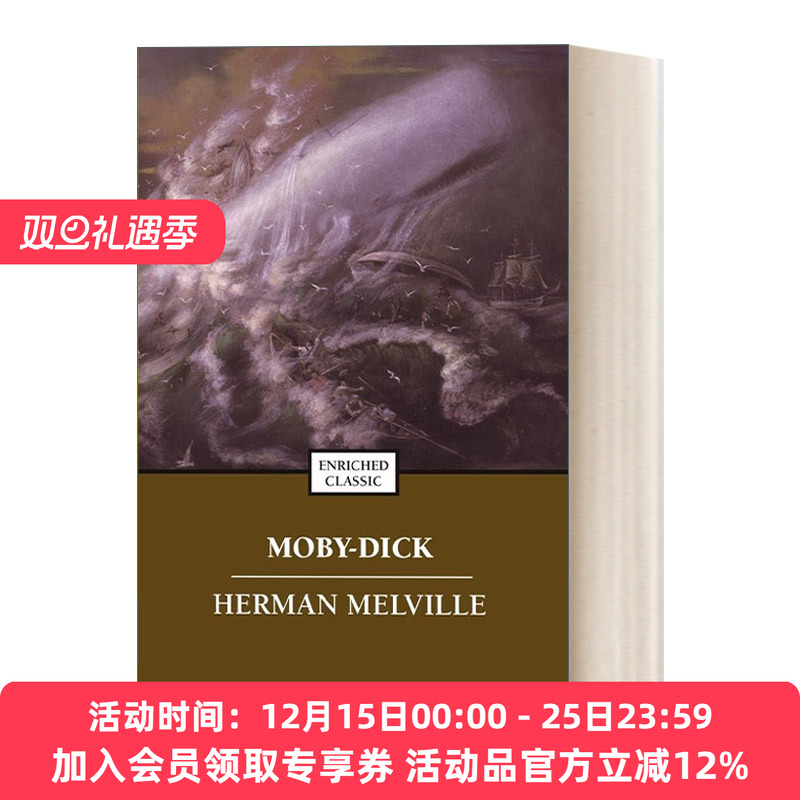 白鲸 英文原版 Moby-Dick  Enriched Classics系列 英文版 进口英语原版书籍