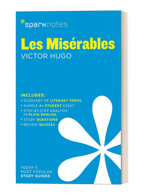 英文原版 Les Miserables 悲惨世界 SparkNotes Literature Guide文学导读系列 英文版 进口英语原版书籍