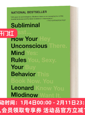 英文原版 Subliminal How Your Unconscious Mind Rule Your Behavior 潜意识 控制你行为的秘密 英文版 进口英语原版书籍