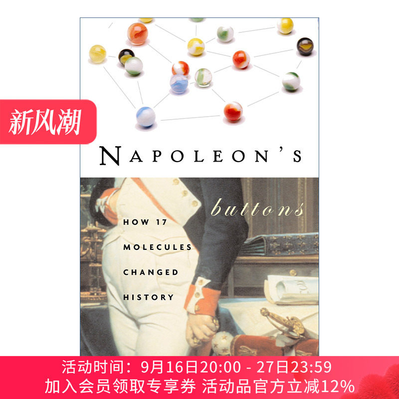 英文原版 Napoleon's Buttons 拿破仑的钮扣 17个分子如何改变历史 Penny Le Couteur 英文版 进口英语原版书籍
