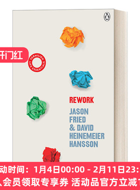 重来 英文原版 ReWork 更为简单有效的商业思维 贾森·弗里德 新版 英文版 进口英语原版书籍