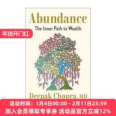 英文原版 Abundance 富足 通往财富的内在之路 自我提升 驱动力 Deepak Chopra 英文版 进口英语原版书籍