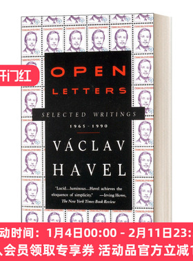 英文原版 Open Letters Selected Writings 1965-1990 公开信 Vaclav Havel 瓦茨拉夫·哈维尔文选 英文版 进口英语原版书籍